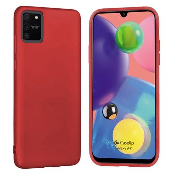 CaseUp Samsung Galaxy A91 Kılıf Matte Surface Kırmızı