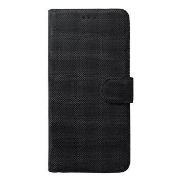 Microsonic Samsung Galaxy S10E Kılıf Fabric Book Wallet Siyah