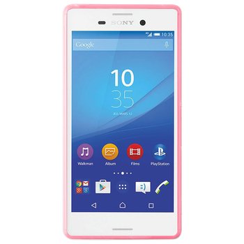 CaseUp Sony Xperia M4 Aqua Kılıf Transparent Soft Pembe