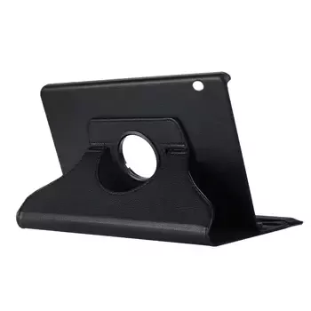 Microsonic Huawei MediaPad T5 10'' Kılıf 360 Rotating Stand Deri Siyah