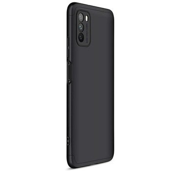 Microsonic Xiaomi Poco M3 Kılıf Double Dip 360 Protective AYS Siyah