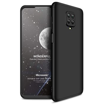 Microsonic Xiaomi Redmi Note 9S Kılıf Double Dip 360 Protective AYS Siyah