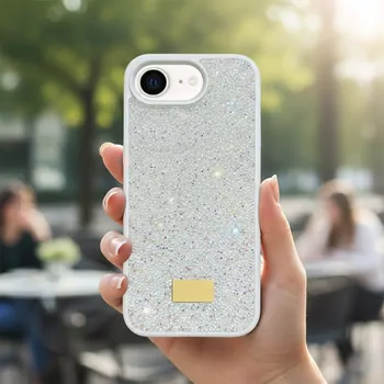 Microsonic Apple iPhone 16e Kılıf Cosmic Shine Beyaz