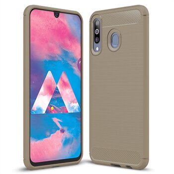 Microsonic Samsung Galaxy M30 Kılıf Room Silikon Gri