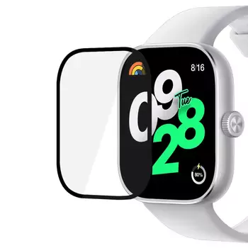 Microsonic Xiaomi Redmi Watch 5 Tam Kaplayan Nano Cam Ekran Koruyucu Siyah