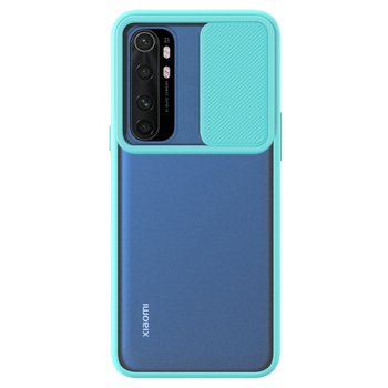 Microsonic Xiaomi Mi Note 10 Lite Kılıf Slide Camera Lens Protection Turkuaz