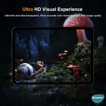 Microsonic Apple iPad Pro 11 2025 (A3357-A3358) Kamera Lens Koruma Camı V2 Siyah