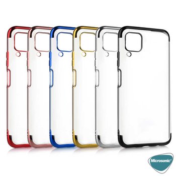 Microsonic Huawei P40 Lite Kılıf Skyfall Transparent Clear Kırmızı