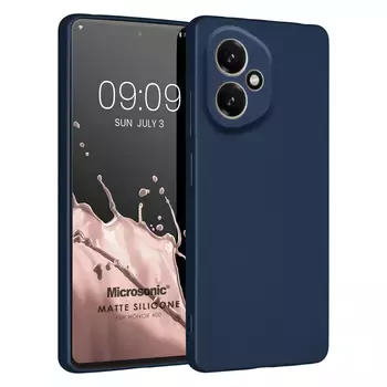 Microsonic Matte Silicone Honor 400 Kılıf Lacivert