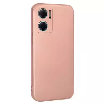 Microsonic Xiaomi Redmi Note 11E Kılıf Matte Silicone Rose Gold