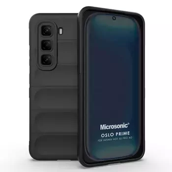 Microsonic Infinix Hot 50 Pro 4G Kılıf Oslo Prime Siyah