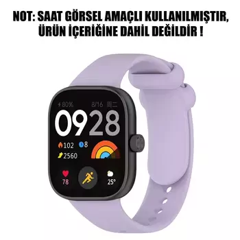 Microsonic Xiaomi Redmi Watch 5 Kordon Silicone Sport Band Lila