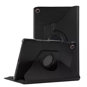 Microsonic Huawei MediaPad T3 7'' Kılıf 360 Rotating Stand Deri Siyah