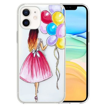 Microsonic Apple iPhone 11 Desenli Kılıf Balonlu Kız