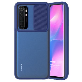 Microsonic Xiaomi Mi Note 10 Lite Kılıf Slide Camera Lens Protection Lacivert