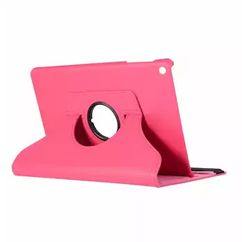 Microsonic Huawei MediaPad T3 7'' Kılıf 360 Rotating Stand Deri Koyu Pembe