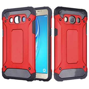 Caseup Samsung Galaxy J7 2016 Kılıf Tank Kırmızı