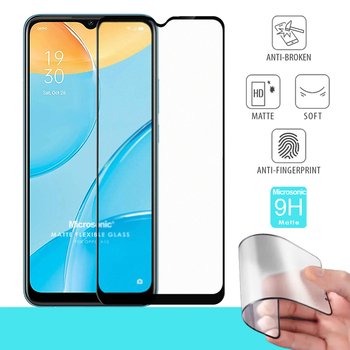 Microsonic Oppo A15 Matte Flexible Ekran Koruyucu Siyah