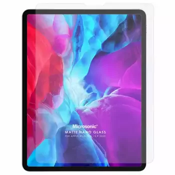 Microsonic Apple iPad Pro 12.9'' 2020 4.Nesil (A2229-A2069-A2232) Matte Nano Glass Cam Ekran Koruyucu