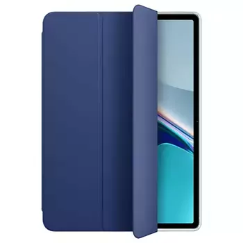 Microsonic Huawei MatePad Air Kılıf Slim Translucent Back Smart Cover Lacivert