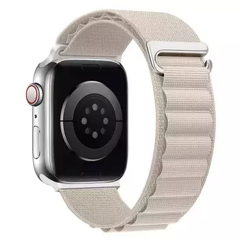 Microsonic Apple Watch Series 10 46mm Kordon Alps Spin Bej