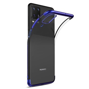 Microsonic Huawei P40 Lite Kılıf Skyfall Transparent Clear Mavi