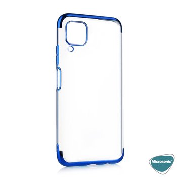 Microsonic Huawei P40 Lite Kılıf Skyfall Transparent Clear Mavi