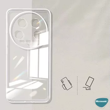 Microsonic Xiaomi Mi 14 Ultra Kılıf Transparent Soft Şeffaf