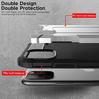 CaseUp Apple iPhone 12 Mini Kılıf Tank Siyah