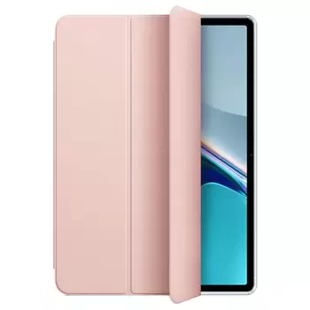 Microsonic Huawei MatePad 11 2023 Kılıf Slim Translucent Back Smart Cover Rose Gold