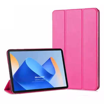 Microsonic Huawei MatePad 11 2023 Kılıf Slim Translucent Back Smart Cover Pembe