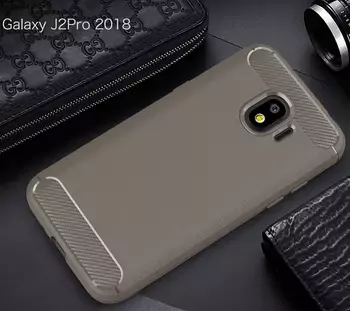 Microsonic Samsung Galaxy J2 Pro 2018 Kılıf Room Silikon Gri