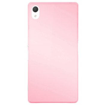 CaseUp Sony Xperia Z3+ Plus Kılıf Transparent Soft Pembe