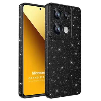 Microsonic Xiaomi Redmi Note 13 4G Kılıf Grand Stardust Siyah