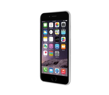 CaseUp Apple iPhone 6S Lazer Kesim Silikon Kılıf Gümüş