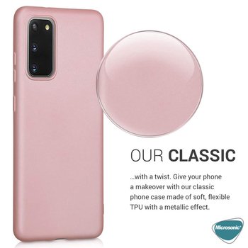 Microsonic Samsung Galaxy S20 FE Kılıf Matte Silicone Kırmızı