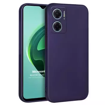 Microsonic Xiaomi Redmi Note 11E Kılıf Matte Silicone Lacivert