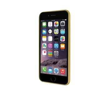 CaseUp Apple iPhone 6 Lazer Kesim Silikon Kılıf Gold