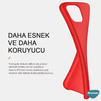 Microsonic Apple iPhone 17 Air Kılıf Liquid Lansman Silikon Lavanta Grisi