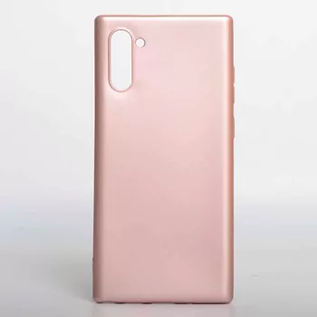 Microsonic Matte Silicone Samsung Galaxy Note 10 Kılıf Rose Gold