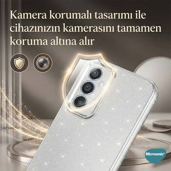 Microsonic Xiaomi Redmi Note 13 4G Kılıf Grand Stardust Gümüş
