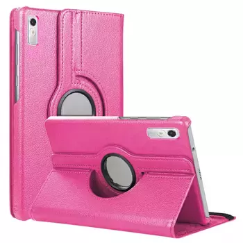 Microsonic Lenovo Tab P11 Pro 2.Nesil Kılıf (ZAB50094TR) 360 Rotating Stand Deri Pembe