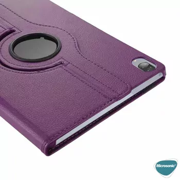 Microsonic Lenovo Tab P11 Pro 2.Nesil Kılıf (ZAB50094TR) 360 Rotating Stand Deri Pembe