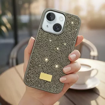 Microsonic Apple iPhone 15 Plus Kılıf Cosmic Shine Koyu Gri