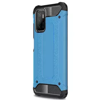 Microsonic Xiaomi Poco M3 Pro Kılıf Rugged Armor Mavi