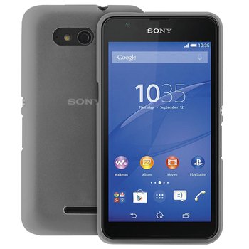 CaseUp Sony Xperia E4G Kılıf Transparent Soft Siyah