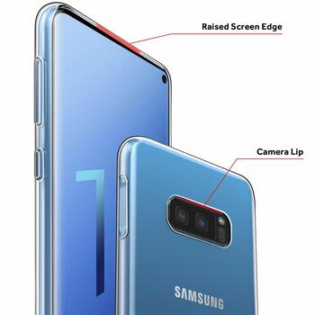 Microsonic Samsung Galaxy S10E Kılıf Transparent Soft Beyaz