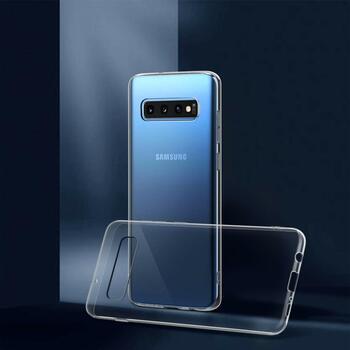 Microsonic Samsung Galaxy S10 Kılıf Transparent Soft Beyaz