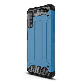 Microsonic Samsung Galaxy A7 2018 Kılıf Rugged Armor Mavi