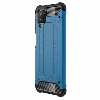 Microsonic Samsung Galaxy M12 Kılıf Rugged Armor Mavi